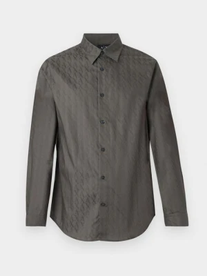Koszula Armani Exchange oliwkowy