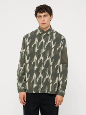 Koszula Armani Exchange khaki