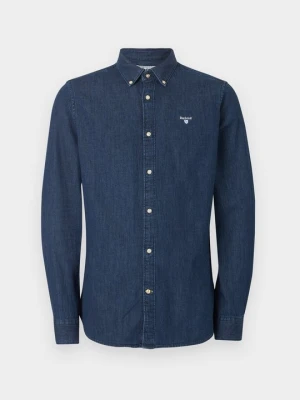Koszula Barbour niebieski denim