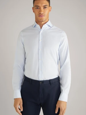 Koszula bawełniana Mika w kolorze jasnoniebieskim w paski Joop