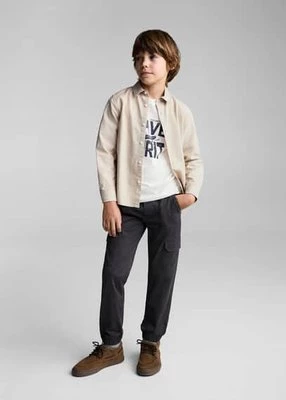 Koszula bawełniana regular fit Mango Kids