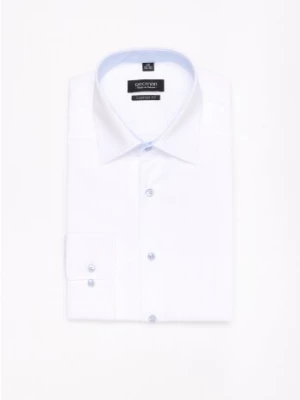 koszula bexley 3130e długi rękaw custom fit biały Recman