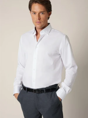 Koszula Biała Bawełniana Nicoletta Regular Lancerto