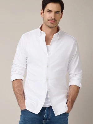 Koszula Biała Bawełniana Regular Caterina Lancerto