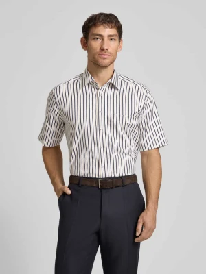 Koszula biznesowa Comfort Fit z bawełny z kołnierzykiem typu kent Eterna