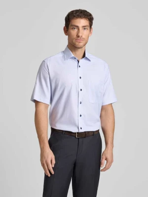 Koszula biznesowa Comfort Fit z bawełny z kołnierzykiem typu kent Eterna