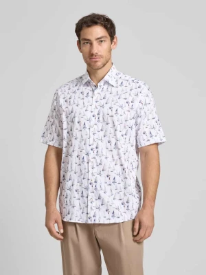 Koszula biznesowa Comfort Fit z bawełny z kołnierzykiem typu kent Eterna