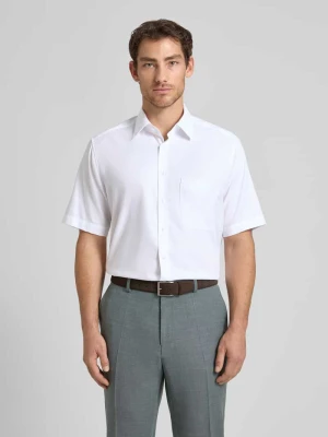 Koszula biznesowa Comfort Fit z bawełny z kołnierzykiem typu kent Eterna