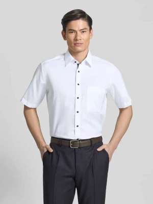 Koszula biznesowa Comfort Fit z bawełny z kołnierzykiem typu kent Eterna