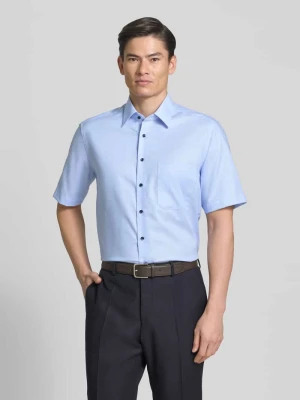 Koszula biznesowa Comfort Fit z bawełny z kołnierzykiem typu kent Eterna