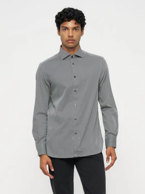 Koszula biznesowa Emporio Armani granatowy