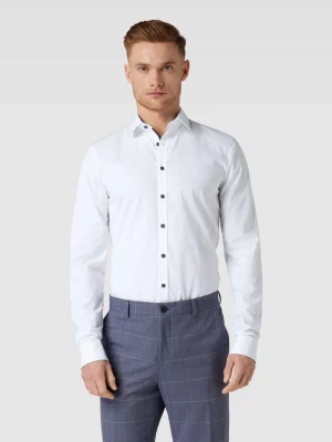 Koszula biznesowa o dłuższym kroju slim fit OLYMP No. Six