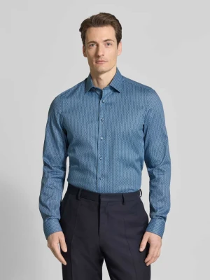 Koszula biznesowa o kroju body fit z bardzo długim rękawem OLYMP Level Five