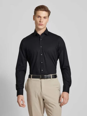 Koszula biznesowa o kroju slim fit z popeliny OLYMP Level Five