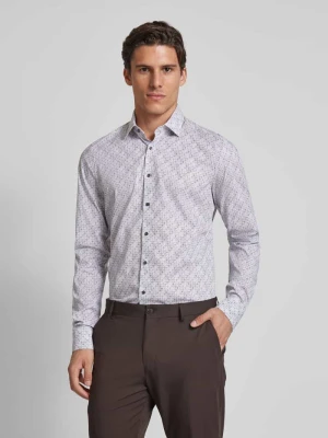 Koszula biznesowa o kroju slim fit z bardzo długim rękawem OLYMP Level Five