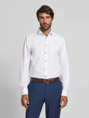 Koszula biznesowa o kroju slim fit z listwą guzikową OLYMP Level Five