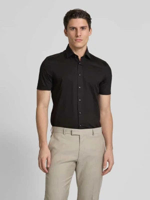 Koszula biznesowa o kroju body fit z rękawem o dł. 1/2 OLYMP Level Five