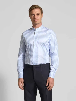 Koszula biznesowa o kroju Slim Fit ze stójką OLYMP Level Five