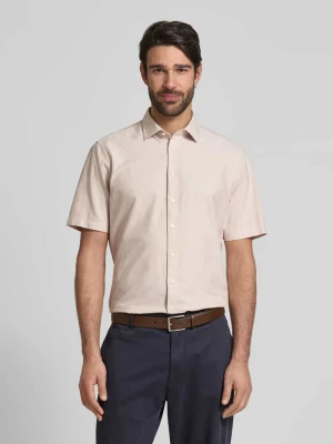 Koszula biznesowa o kroju casual fit z rękawem o dł. 1/2 Jake*s