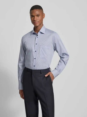 Koszula biznesowa o kroju comfort fit z bawełny z kołnierzykiem typu kent Eterna