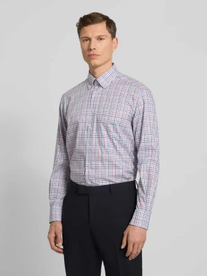 Koszula biznesowa o kroju comfort fit z bawełny z kołnierzykiem typu kent Eterna