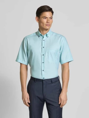 Koszula biznesowa o kroju comfort fit z kołnierzykiem typu button down Eterna