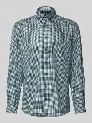Koszula biznesowa o kroju comfort fit z kołnierzykiem typu button down Eterna