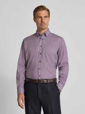 Koszula biznesowa o kroju comfort fit z kołnierzykiem typu button down Eterna