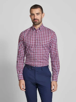 Koszula biznesowa o kroju comfort fit z kołnierzykiem typu button down ETERNA COMFORT FIT