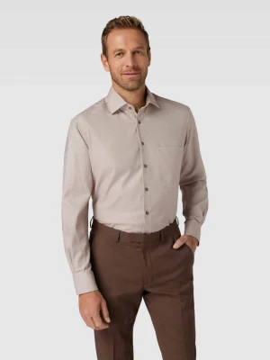 Koszula biznesowa o kroju comfort fit z kołnierzykiem typu kent Eterna