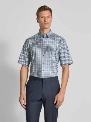 Koszula biznesowa o kroju comfort fit z listwą guzikową Eterna