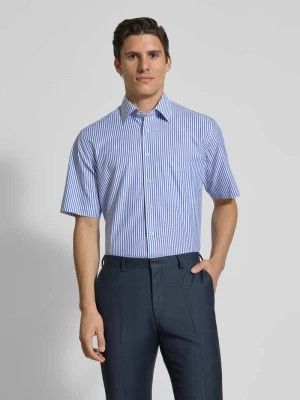 Koszula biznesowa o kroju comfort fit z listwą guzikową Eterna