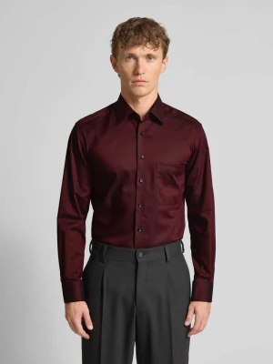 Koszula biznesowa o kroju comfort fit z listwą guzikową Eterna