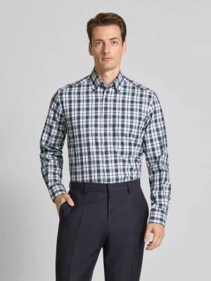 Koszula biznesowa o kroju comfort fit z listwą guzikową Eterna