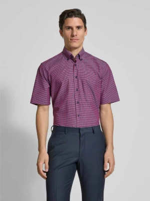 Koszula biznesowa o kroju comfort fit z listwą guzikową Eterna