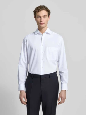 Koszula biznesowa o kroju comfort fit z popeliny Eterna