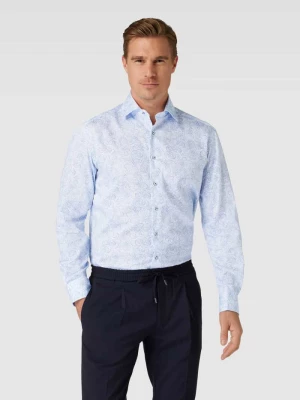 Koszula biznesowa o kroju comfort fit ze wzorem paisley Eterna