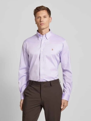 Koszula biznesowa o kroju custom fit z kołnierzykiem typu button down Polo Ralph Lauren