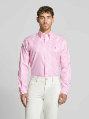 Koszula biznesowa o kroju custom fit z kołnierzykiem typu button down Polo Ralph Lauren