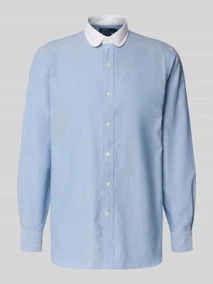 Koszula biznesowa o kroju custom fit z listwą guzikową Polo Ralph Lauren