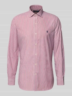 Koszula biznesowa o kroju custom fit z listwą guzikową Polo Ralph Lauren