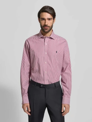 Koszula biznesowa o kroju custom fit z listwą guzikową Polo Ralph Lauren