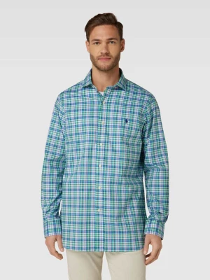 Koszula biznesowa o kroju custom fit ze wzorem w kratę Polo Ralph Lauren
