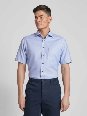 Koszula biznesowa o kroju modern fit w jednolitym kolorze Eterna