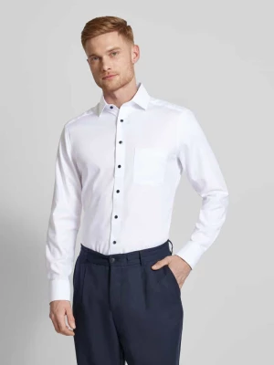Koszula biznesowa o kroju modern fit w jednolitym kolorze model ‘Bergamo’ Olymp