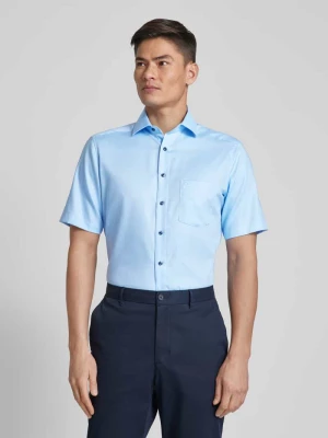 Koszula biznesowa o kroju modern fit w jednolitym kolorze Olymp
