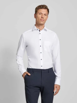 Koszula biznesowa o kroju modern fit z bardzo długim rękawem OLYMP Level Five