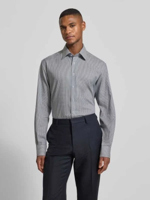 Koszula biznesowa o kroju modern fit z bawełny z kołnierzykiem typu kent Eterna