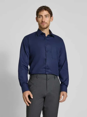 Koszula biznesowa o kroju modern fit z kieszenią na piersi Eterna
