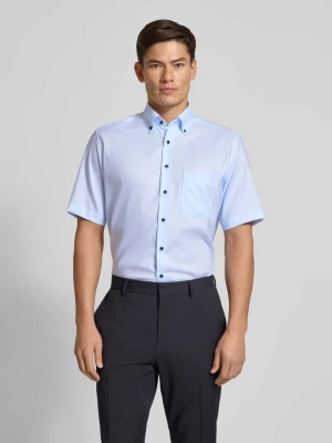 Koszula biznesowa o kroju modern fit z kieszenią na piersi Eterna